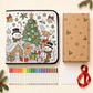 🎄Christmas Essentials Only £15.99✨ DIY Christmas Drawing Blanket with 24 Washable Markers