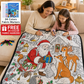 🎄Christmas Essentials Only £15.99✨ DIY Christmas Drawing Blanket with 24 Washable Markers