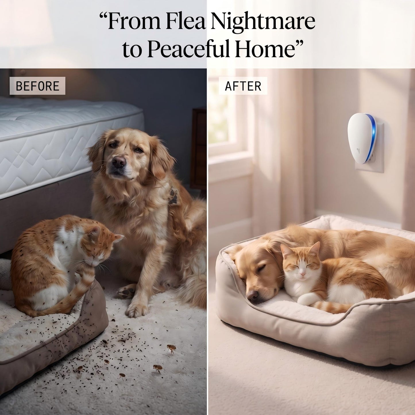 ❄️Summerfresh 50% OFF!🏠Upgraded Pest Repeller - Banish Fleas For Good