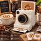 ☕🎄 Christmas Gift for Coffee Lovers – 3D Latte Art Stencil Camera | Fun UK Coffee Art Maker ✨🎁