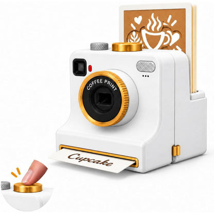 ☕🎄 Christmas Gift for Coffee Lovers – 3D Latte Art Stencil Camera | Fun UK Coffee Art Maker ✨🎁