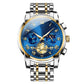 Luxury Dodecagon Quartz Watch – Multifunctional Waterproof Wristwatch