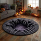 🎃Gifts They’ll Love ✨3D Skeleton Vortex Quilted Round Halloween Rug