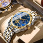⚡ Quick Sale ⌚ Men’s Roman Numeral Skeleton Automatic Mechanical Watch – Waterproof Luxury Timepiece