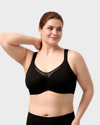 ⏳Last Day Special Price £7.99💐Women's Elegant Sheer Full Coverage Plus Size Bra👍