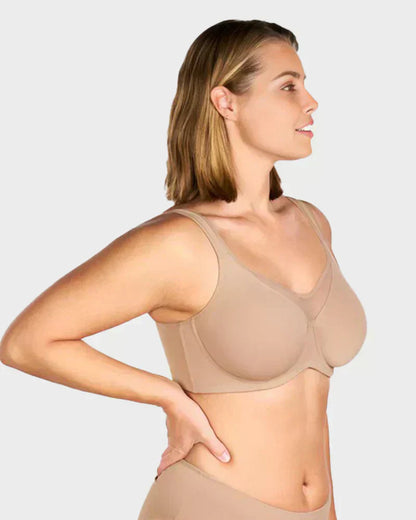 ⏳Last Day Special Price £7.99💐Women's Elegant Sheer Full Coverage Plus Size Bra👍