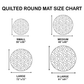 🎃Gifts They’ll Love ✨3D Skeleton Vortex Quilted Round Halloween Rug