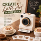 ☕🎄 Christmas Gift for Coffee Lovers – 3D Latte Art Stencil Camera | Fun UK Coffee Art Maker ✨🎁