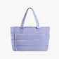 💜Hot Sale 50% OFF 👜Women's Waterproof Bubble Bag 20L Fluffy Tote Bag Quilted Laptop Shoulder Handbag