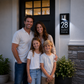 🎄 Holiday Favorites 🎁Personalized Solar Door Plaque – Custom LED House Number Sign for Front Door