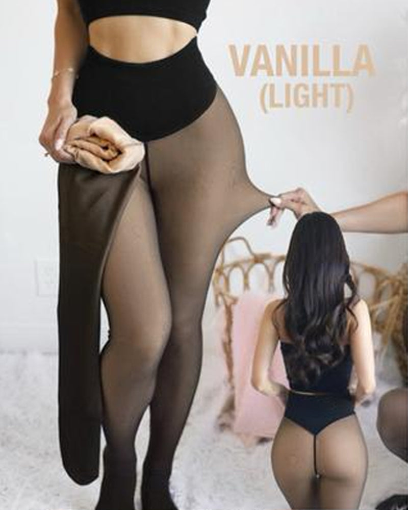 🔥Autumn Sale 50% OFF!!⚡50K+ SOLD!❄️One-Seam Shaping Fleece Leggings ✨Stay Warm Look Snatched💕