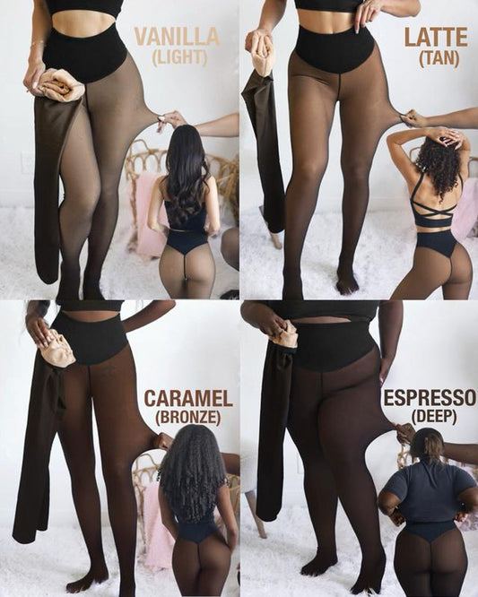 🔥Autumn Sale 50% OFF!!⚡50K+ SOLD!❄️One-Seam Shaping Fleece Leggings ✨Stay Warm Look Snatched💕