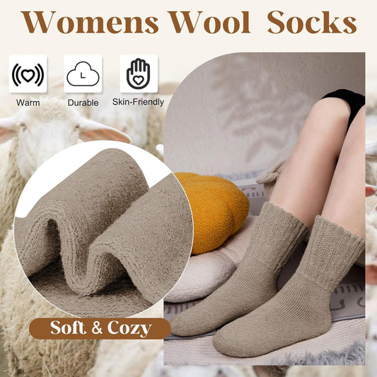 🔥❄️Hot Sale - Buy 1 Get 5 Packs✨❄️5 Pairs Women's Solid Mid-calf Socks