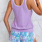 🩱Last Day Sale 50% OFF💃Women's Modest Two Piece Bathing Suit Scoop Neck Tankini Swimsuit