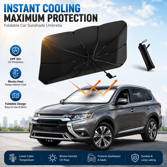 ✨️Last Day 50% OFF☀️🚗2026 Upgraded Car Windshield Sun Shade Umbrella