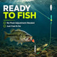 🎣 Pre-Tied Off Bottom Fishing Rig | Anti-Snag Floating Bottom Hook Leaders