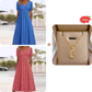 🍀LAST DAY SALE 50% OFF🍀Women’s V-Neck Short Sleeve Long Dresses