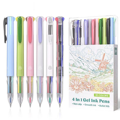 🔥Best Gift idea 50%OFF🎁4 In 1 Gel Ink Pens🌈