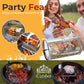 🔥Last Day Sale: Only ￡12.99!!⚡50K+ SOLD!🥩Stainless Steel Rotating Grill
