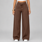 💥Flash Sale💥Women's High Waist Wide Leg Trousers – Adjustable Drawstring, Soft Stretch & Breathable