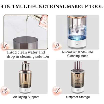 🔥Black Friday Sale 50% OFF🔥Automatic Makeup Brush Cleaner Machine