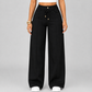 💥Flash Sale💥Women's High Waist Wide Leg Trousers – Adjustable Drawstring, Soft Stretch & Breathable