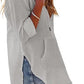 🏝️Summer Hot Sale 50% OFF👗Women's Beach Pocketed Hooded Shirt Top