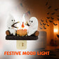 🔥Halloween Hot Sale👻Ghost Campfire Flickering Nightlight✨