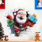 🎁Christmas Sale - Only £5.99🎄🎅 3D Christmas Wall Stickers – Creative Holiday Home Decor