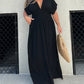 🌸Hot Sale 50% OFF💗New Fashion Slit V-neck Effortless Long Dress