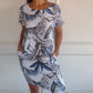🍀🌷LAST DAY SALE 55% OFF🍀🌷Women's Cotton & Linen Loose Printed Dress