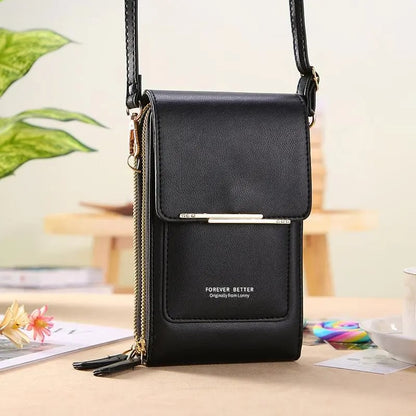 🏆Last Day Promotion:SALE 50% OFF 🔥 👜  Simple and elegant women's touchscreen crossbody phone wallet