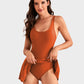 👙2026 Summer Hot Sale 50% OFF💃Women's One Piece Tummy Control Tie Knot Swimsuit