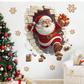 🎁Christmas Sale - Only £5.99🎄🎅 3D Christmas Wall Stickers – Creative Holiday Home Decor