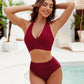 🔥Last Day Special Price £13.99!!💥👙Tummy Control Bathing Suits Modest High Waisted Bikini Sets