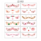 🎅Xmas Sales - 50% OFF🎄12 Sheets Christmas christmas face stickers