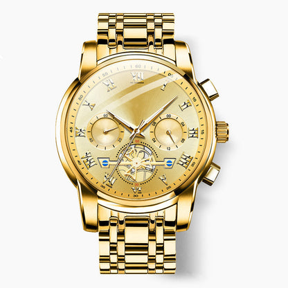 Luxury Dodecagon Quartz Watch – Multifunctional Waterproof Wristwatch