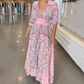 🌸 2026 Spring-Summer Trending | Elegant Floral Maxi Dress | Flow & Feminine Silhouette💃