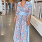 🌸 2026 Spring-Summer Trending | Elegant Floral Maxi Dress | Flow & Feminine Silhouette💃