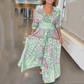 🌸 2026 Spring-Summer Trending | Elegant Floral Maxi Dress | Flow & Feminine Silhouette💃