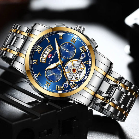Waterproof Luminous Watch – Stylish Luxury Wristwatch for Everyday Wear