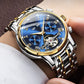 Skeleton Automatic Watch – Visible Mechanical Movement & Stainless Steel Case