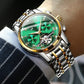 Skeleton Automatic Watch – Visible Mechanical Movement & Stainless Steel Case