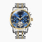 Skeleton Automatic Watch – Visible Mechanical Movement & Stainless Steel Case