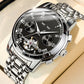 Skeleton Automatic Watch – Visible Mechanical Movement & Stainless Steel Case
