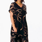 🎁2026 Best Sellers🌟Flowy midi dress with V-neck (🔥50% off & Free Shipping）