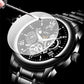 ⚡ Quick Sale ⌚ Men’s Roman Numeral Skeleton Automatic Mechanical Watch – Waterproof Luxury Timepiece