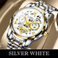 ⚡ Quick Sale ⌚ Men’s Roman Numeral Skeleton Automatic Mechanical Watch – Waterproof Luxury Timepiece