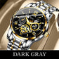 ⚡ Quick Sale ⌚ Men’s Roman Numeral Skeleton Automatic Mechanical Watch – Waterproof Luxury Timepiece
