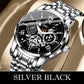 ⚡ Quick Sale ⌚ Men’s Roman Numeral Skeleton Automatic Mechanical Watch – Waterproof Luxury Timepiece